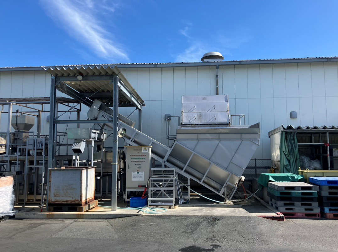 もやし残渣処理機械 全体像